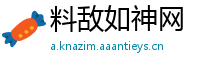 料敌如神网